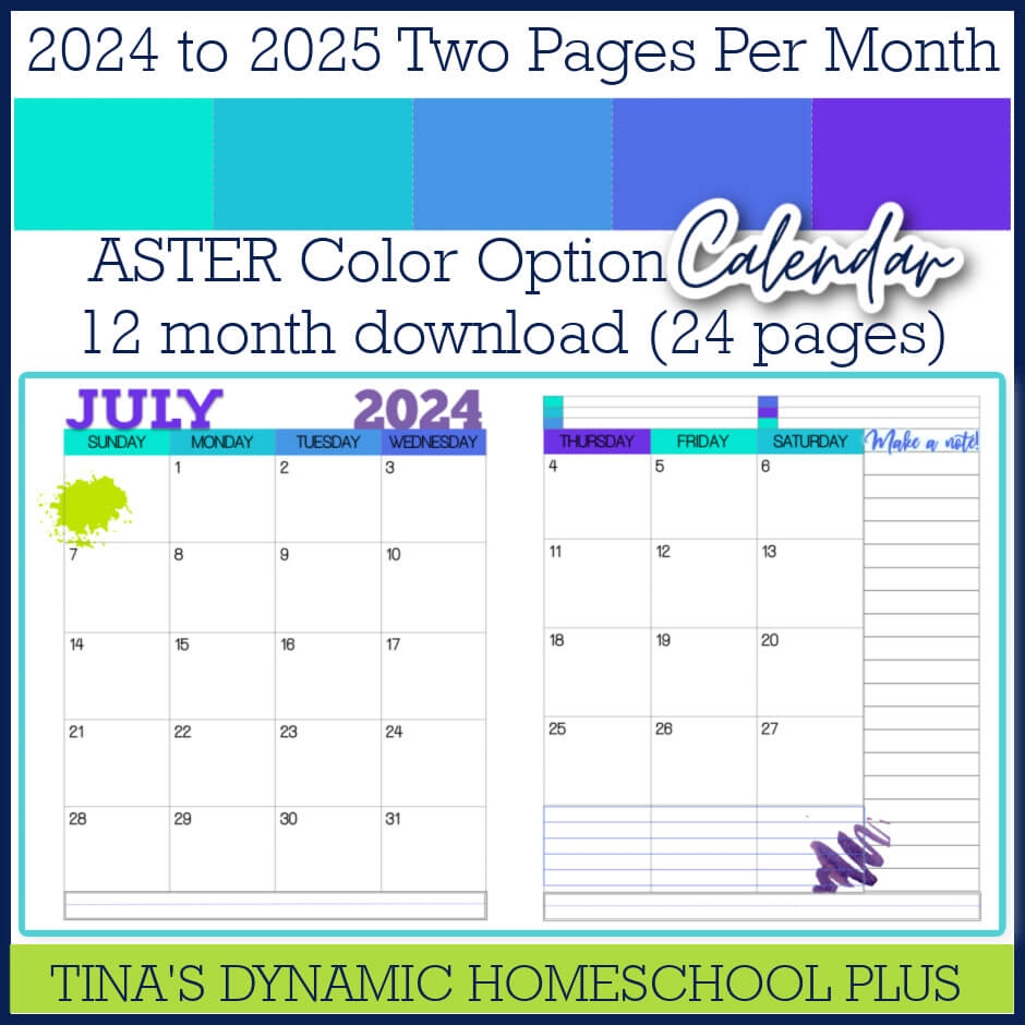 Free Printable Calendar 2025 2 Page