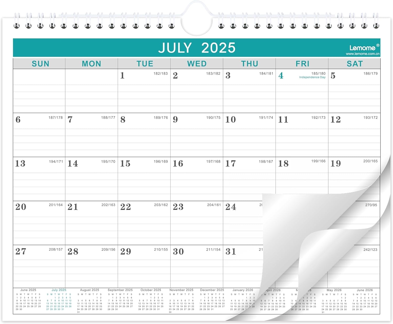 2025 2026 Wall Calendar Calendar 2025 2026 8 5 X Indonesia Ubuy