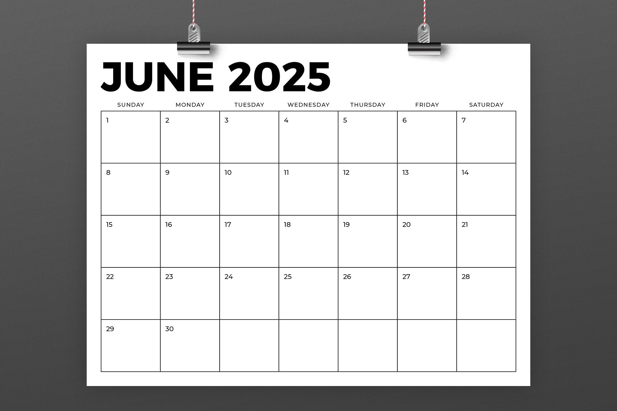 2025 8 5 X 11 Inch Calendar Template By Running With Foxes TheHungryJPEG