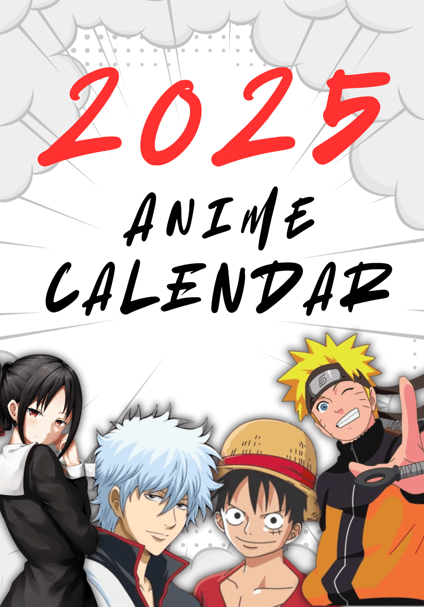 2025 Anime Calendar By Prodiodigitals Raket PH