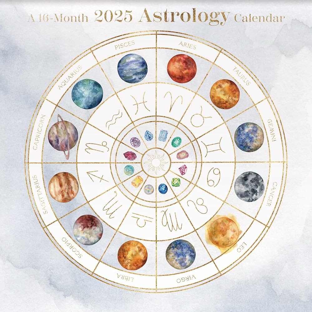 2025 Astrology Wall Calendar Trends International 9781438899817 Amazon au Books