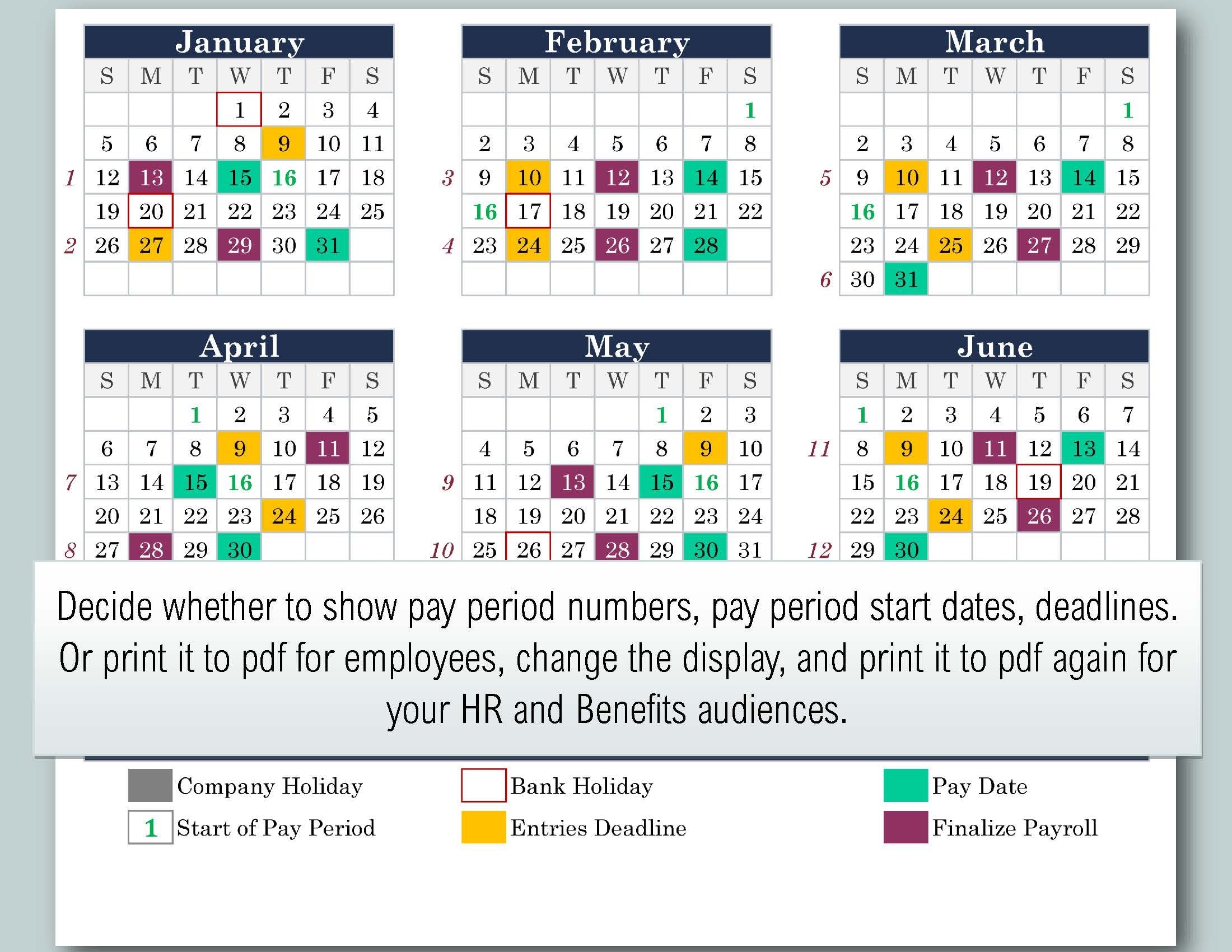 Free Printable 2025 Biweekly Payroll Calendar Template