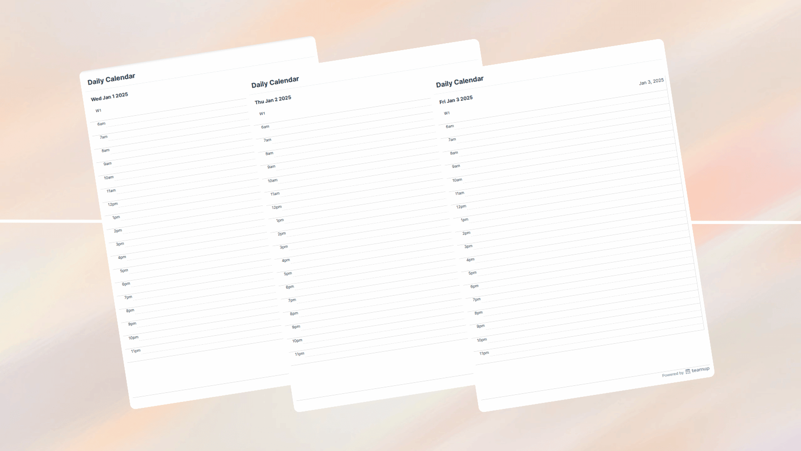 Free Printable Blank 2025 Calendar