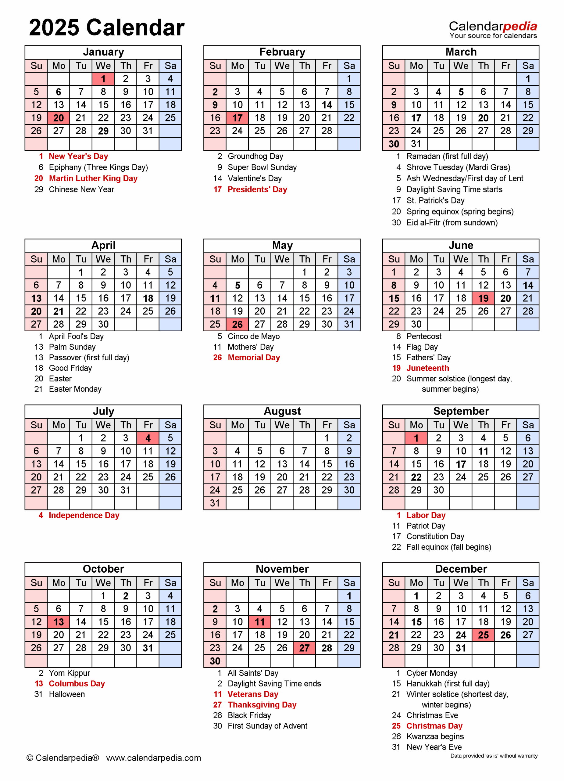 Free Printable 2025 Calendar With Holidays In Sri Lanka