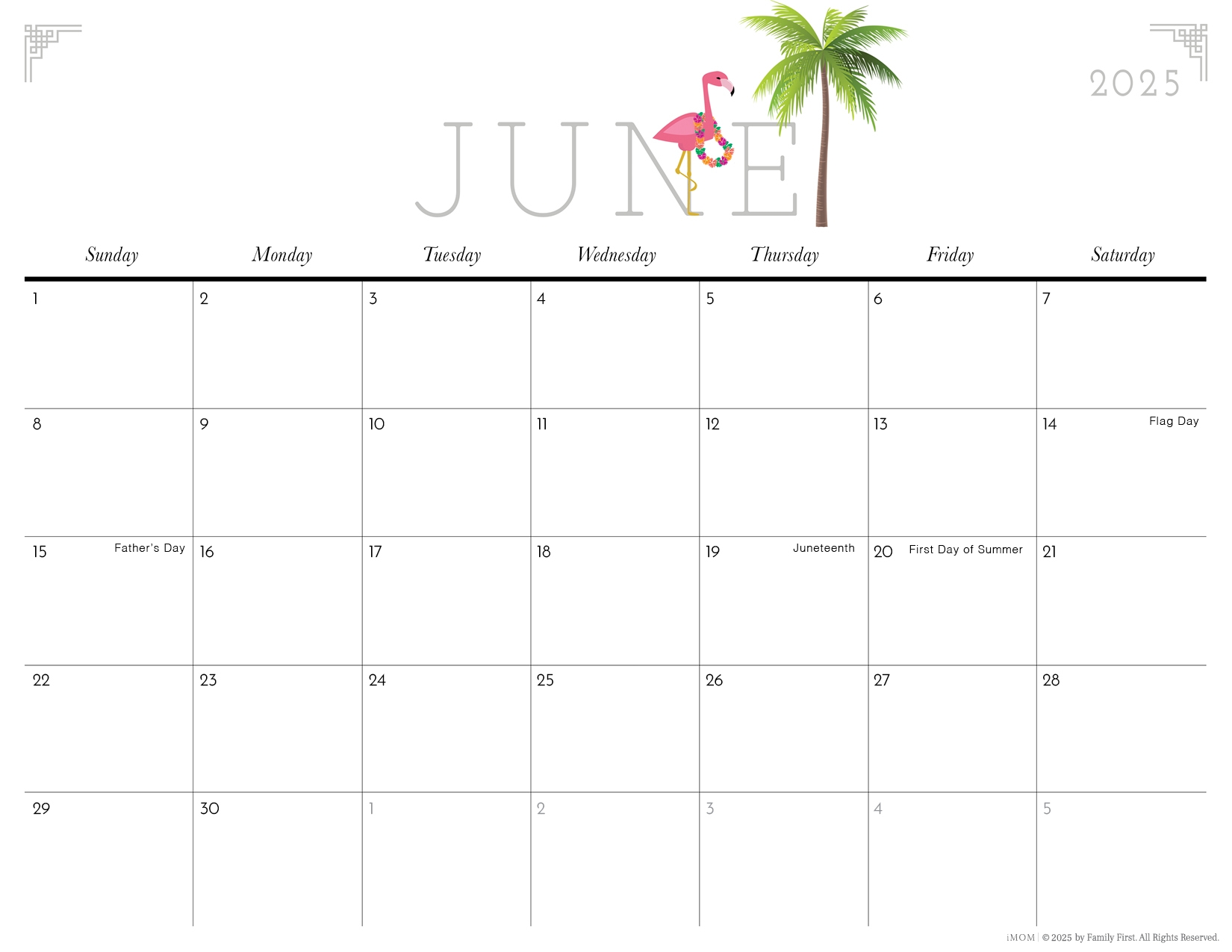 2025 Cute Printable Calendars For Moms IMOM