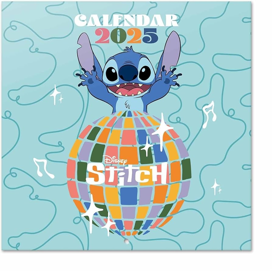 2025 Disney Stitch Wall Calendar Wall Calendar Monthly Planner With Writing Space And Illustrations 30 X 30 Cm Wall Calendars Amazon au