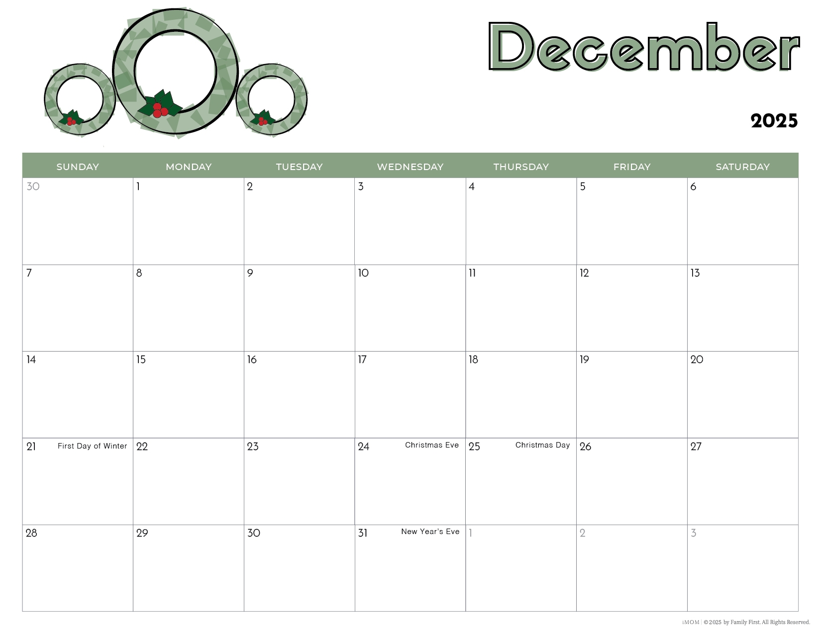 2025 Printable Calendars For Kids IMOM