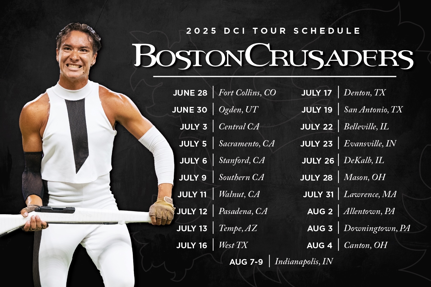 2025 Schedule Boston Crusaders