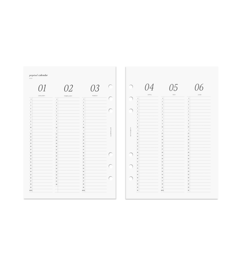 2025 Vertical Yearly Overview PDF Nitty N Gritty