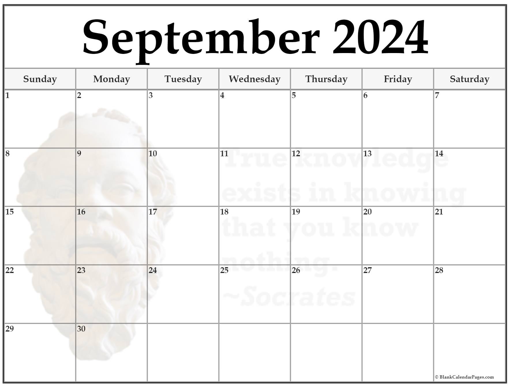 24 September 2024 Quote Calendars
