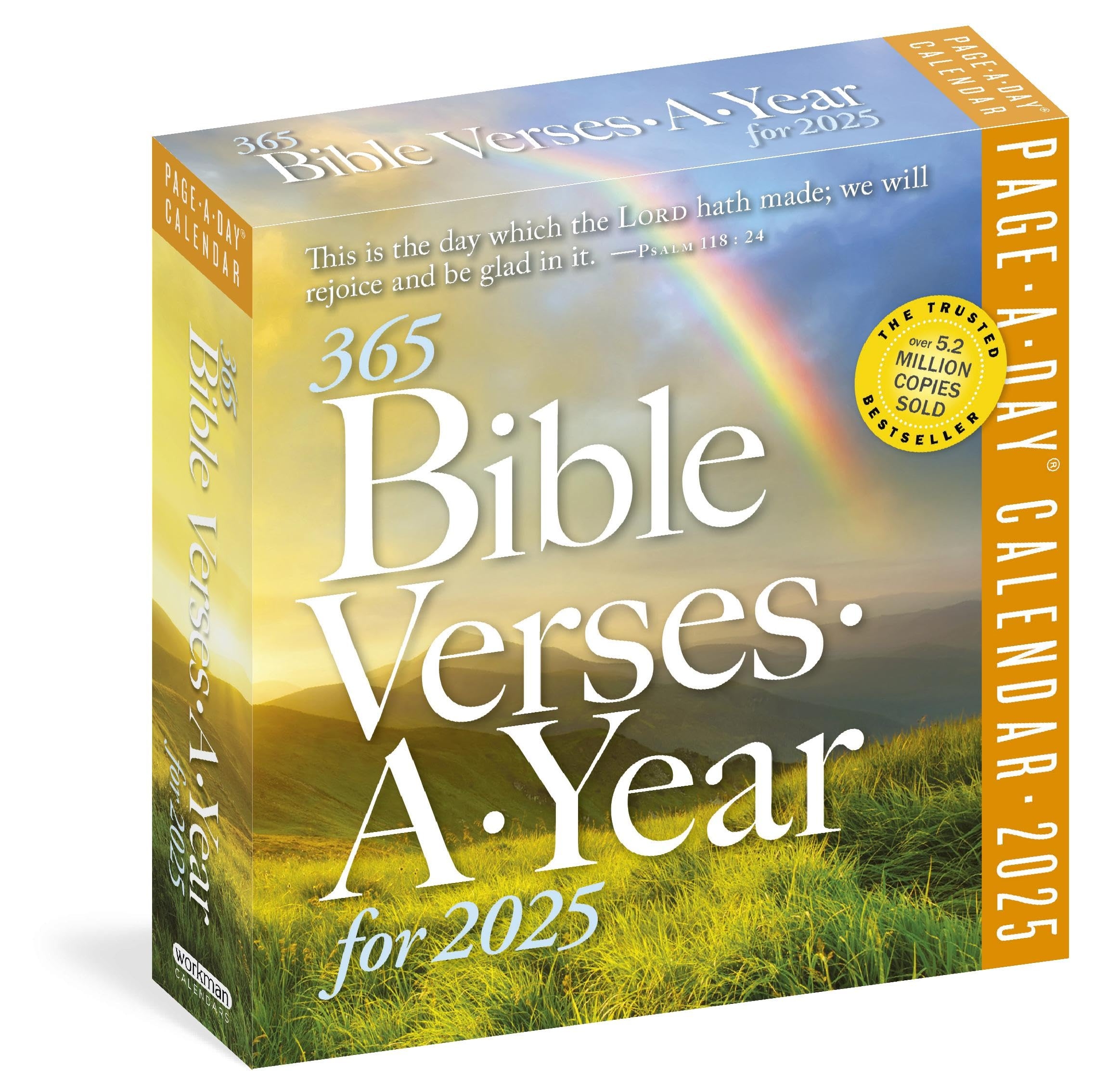 365 Bible Verses A Year Page A Day Calendar 2025 Timeless Words From The Bible To Guide Comfort And Inspire Workman Calendars 9781523525393 Amazon Books