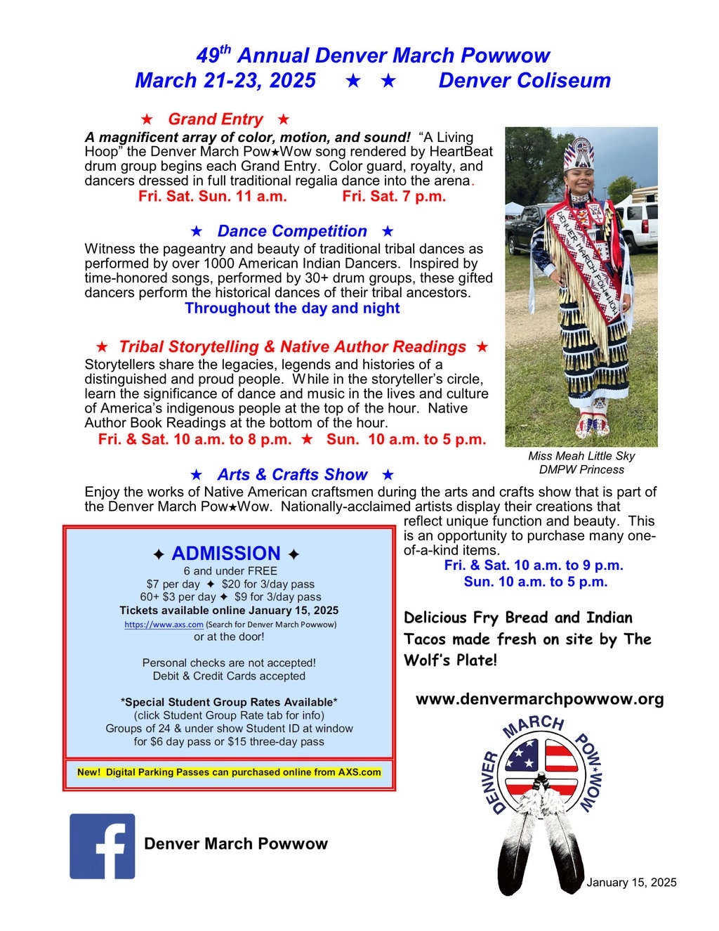 49th Annual Denver March Pow Wow 2025 Pow Wow Calendar