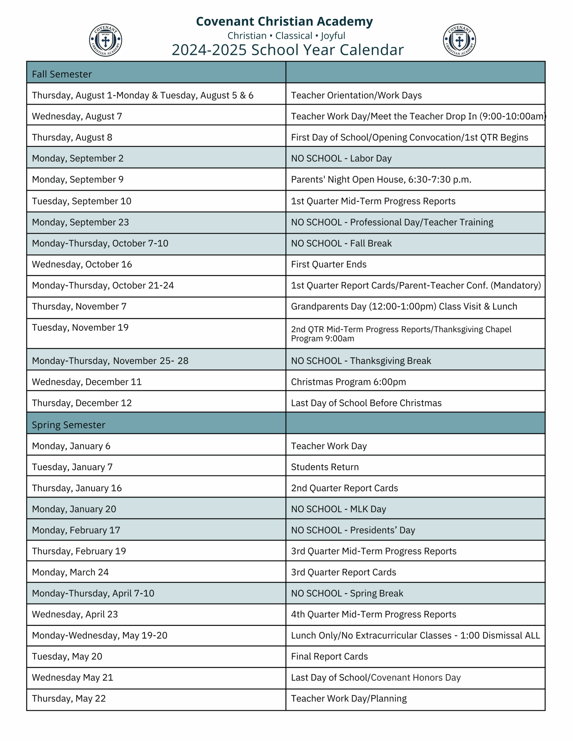 Augusta County School Calendar 2025 24