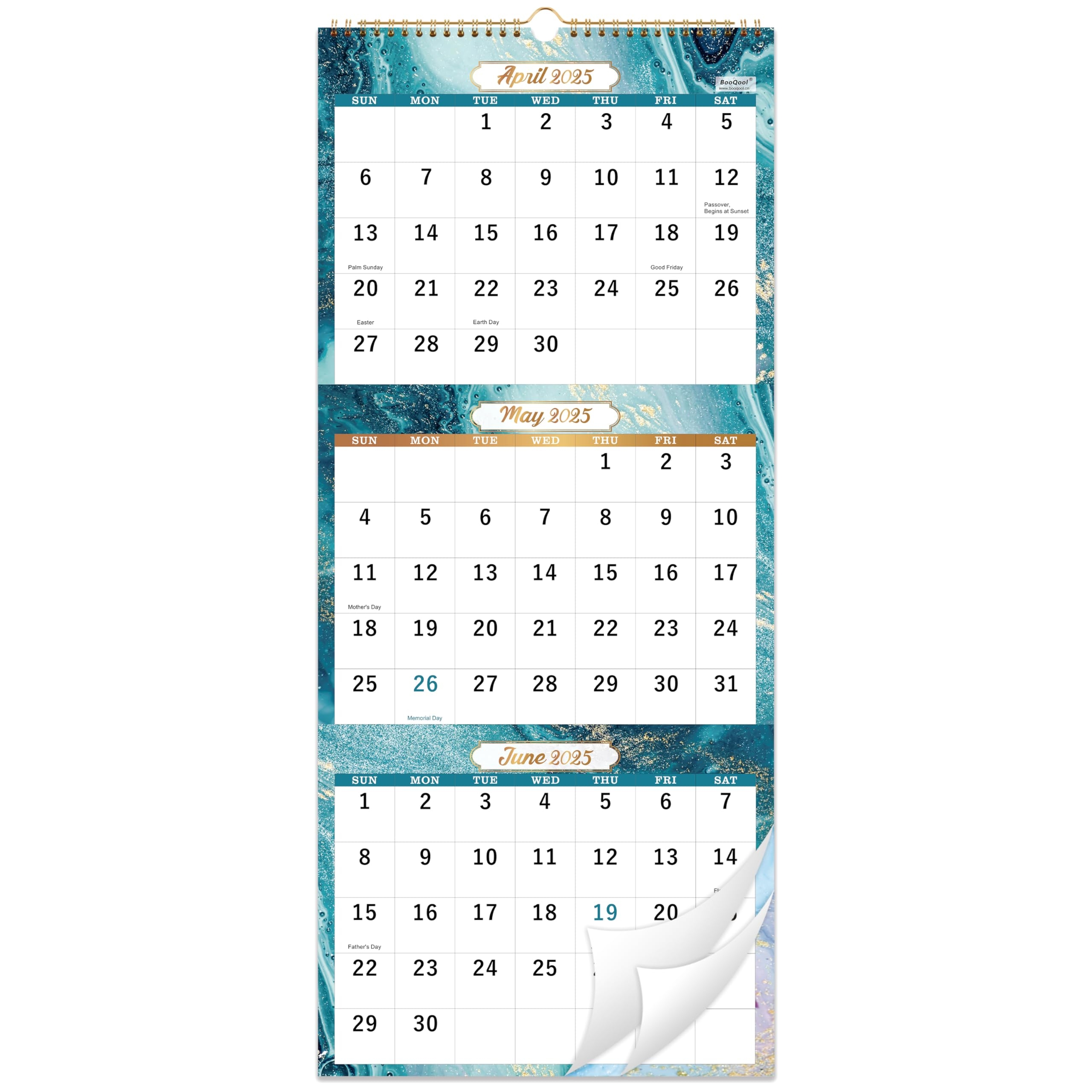 Amazon 2025 2026 Wall Calendar 3 Month Calendar 2025 2026 April 2025 July 2026 11