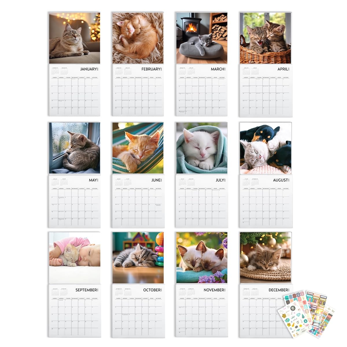 Free Printable 2025 Calendar With Cats