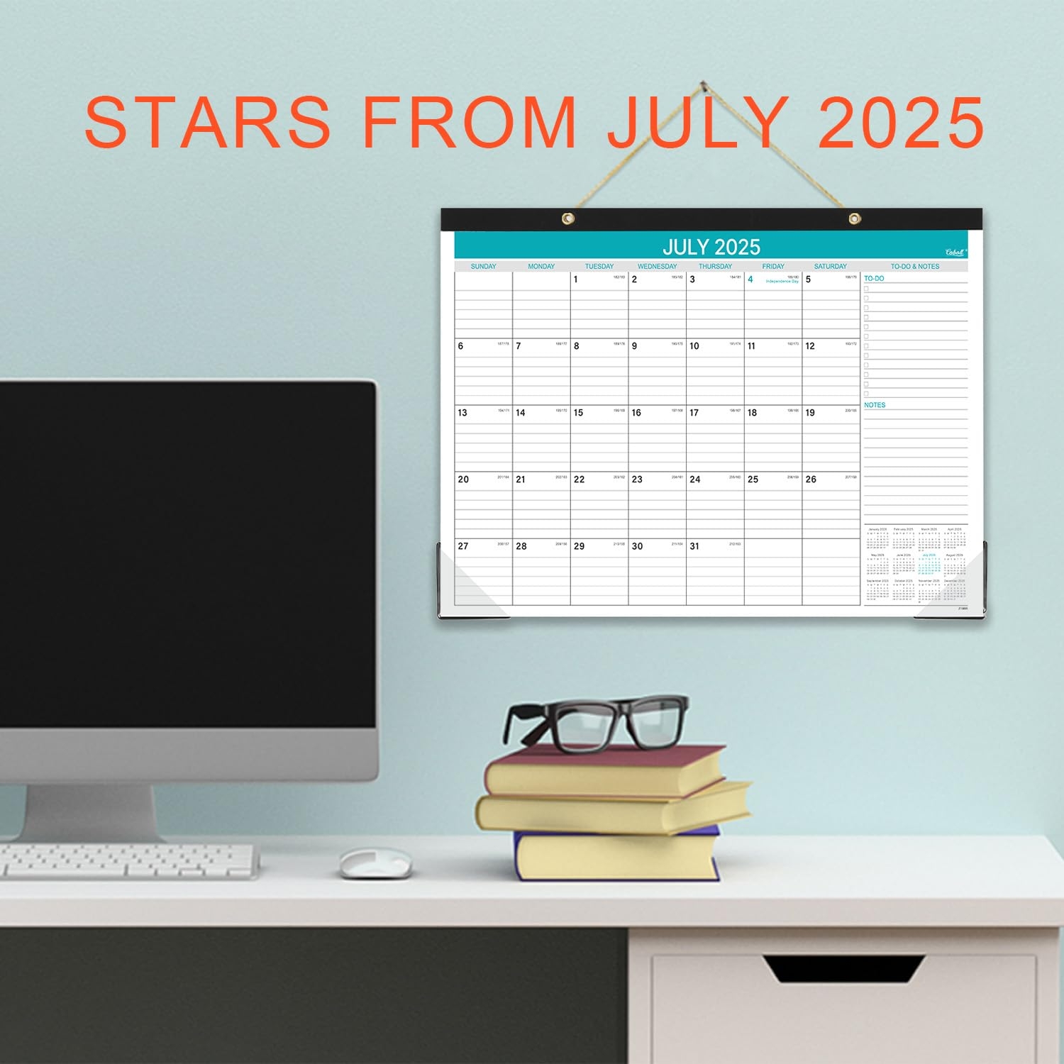 Amazon Desk Calendar 2025 2026 July 2025 To December 2026 Calendar 18 Monthly Calendar 2025 2026 With Large Ruled Blocks For Planning Office 