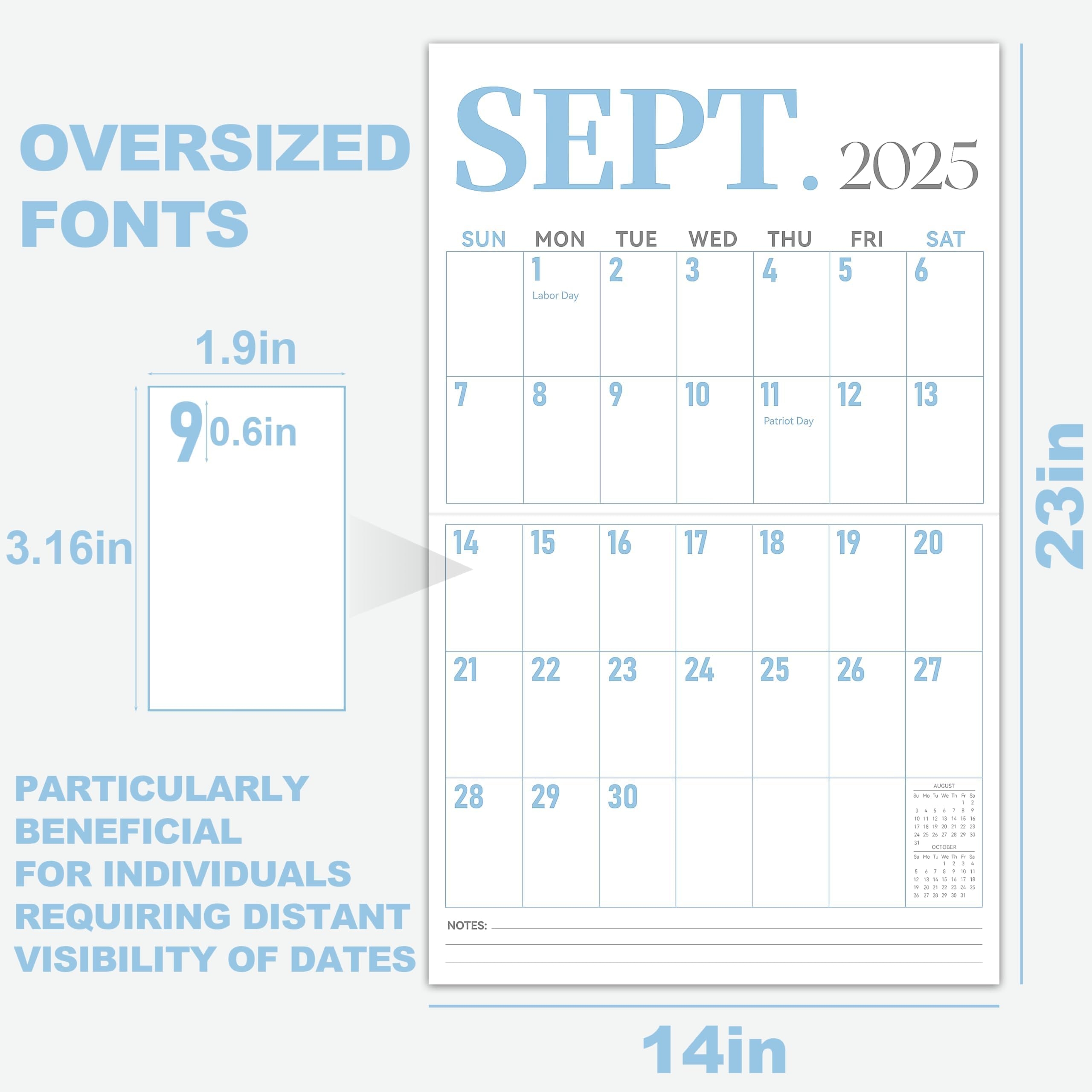 September Calendar 2025 Vertical