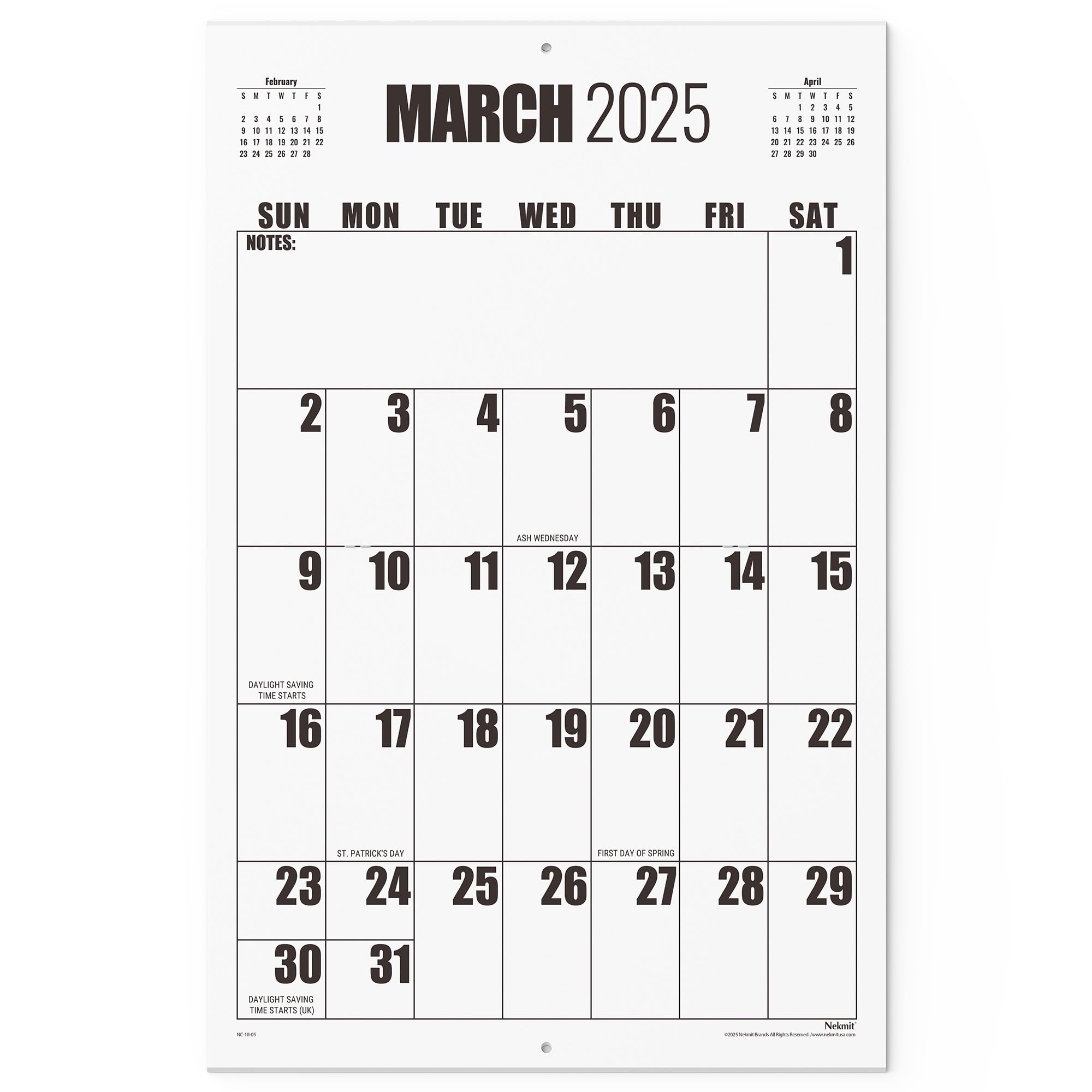 Amazon Wall Calendar 2025 Nekmit 2025 Calendar From March 2025 To July 2026 22 3 4