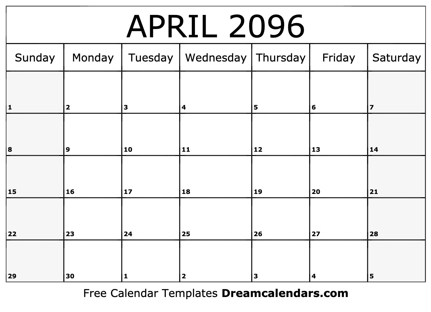 April 2026 Calendar With Holidays Printable