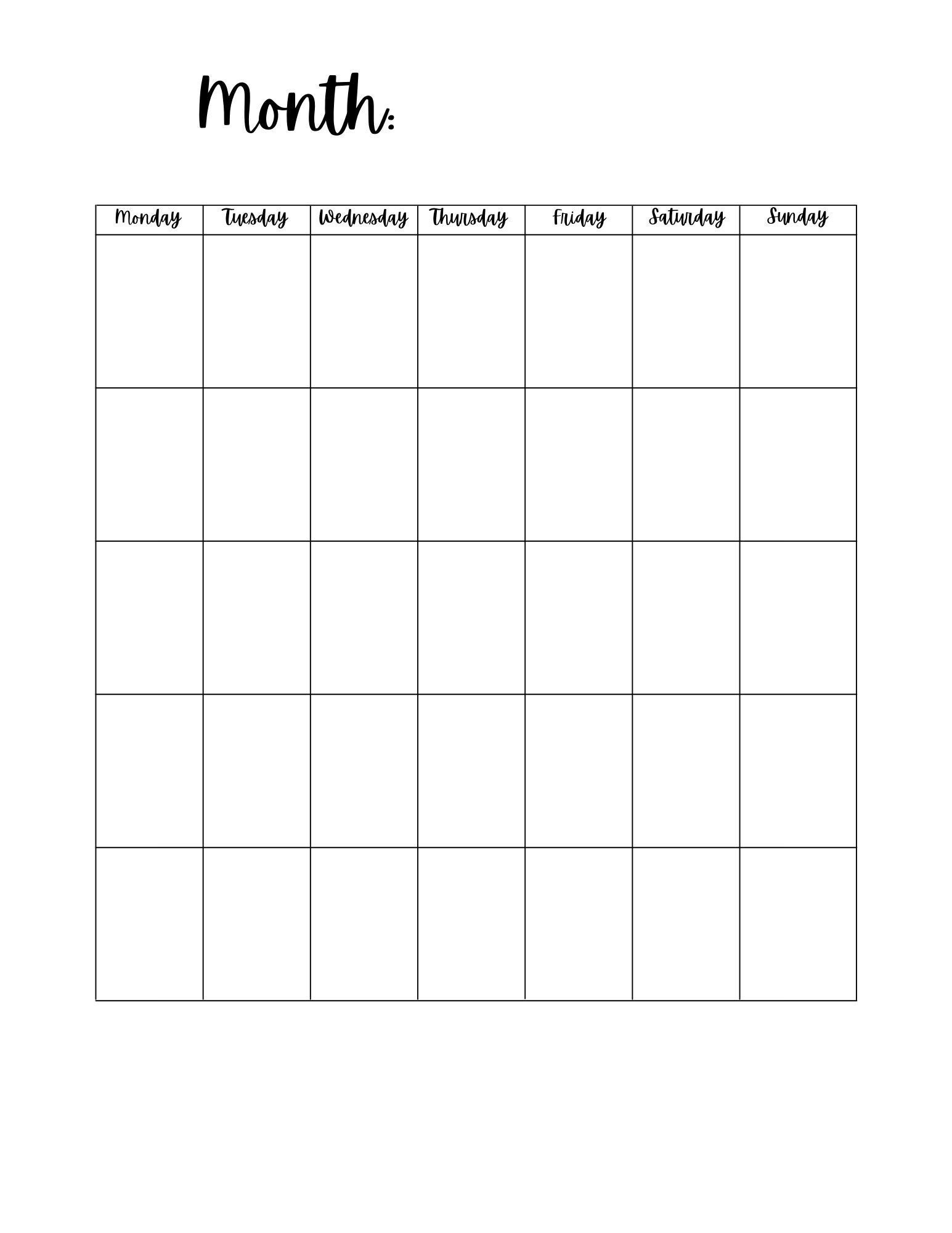 Free Printable 8 5 X 11 Inch Calendar 2025