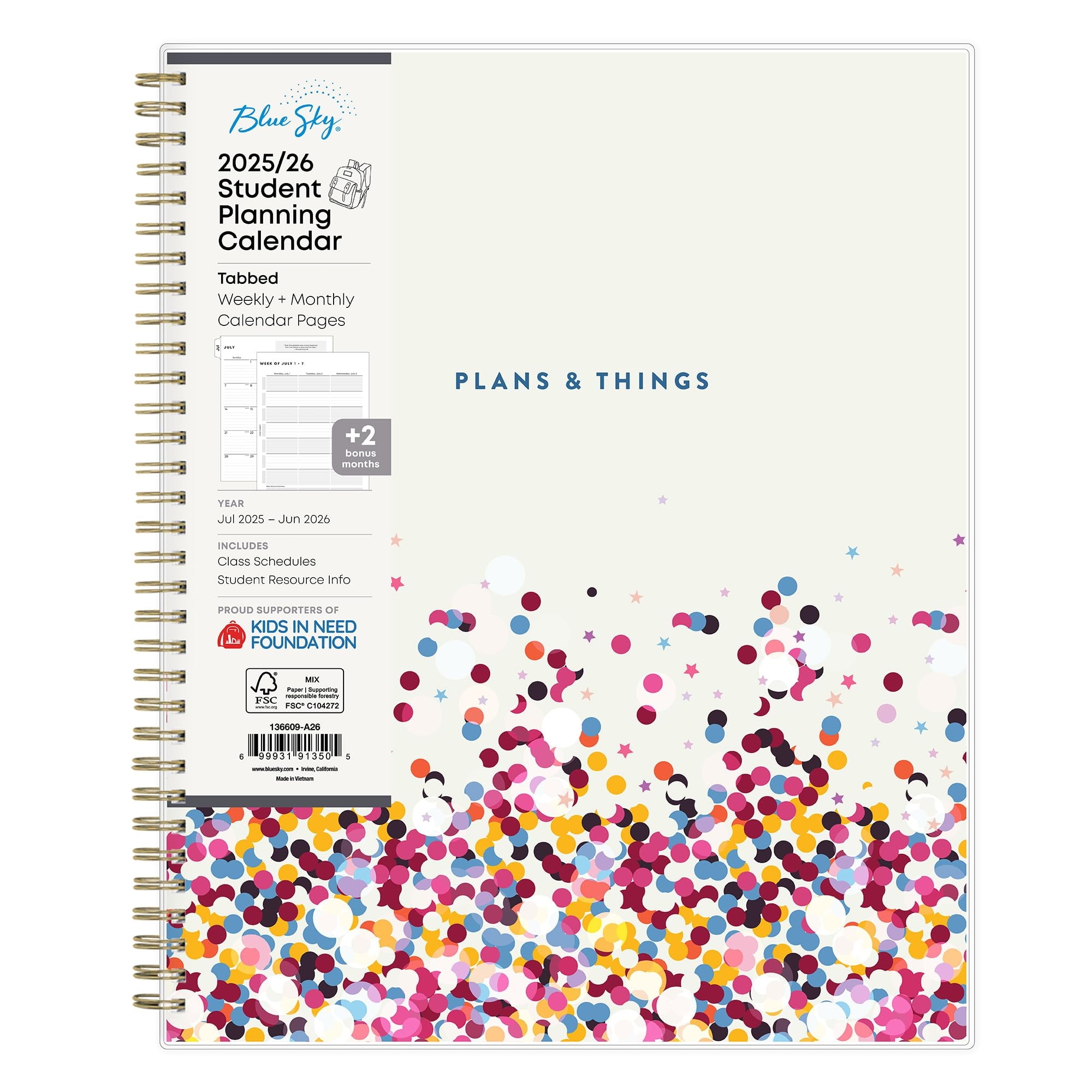 Blue Sky Student Planner