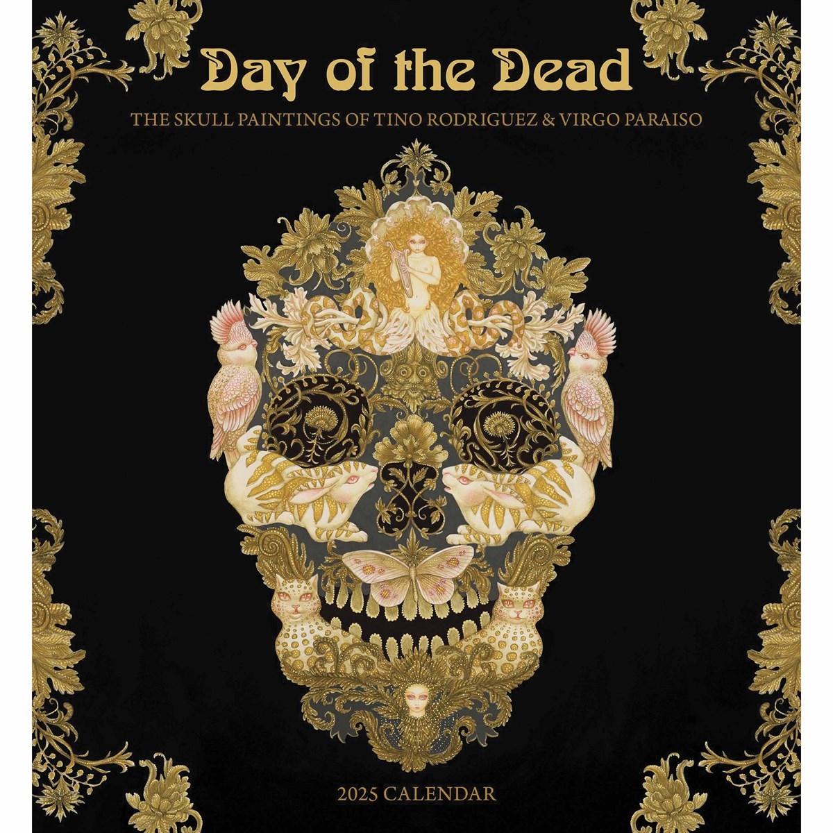 Free Printable 2025 Sugar Skull Calendar