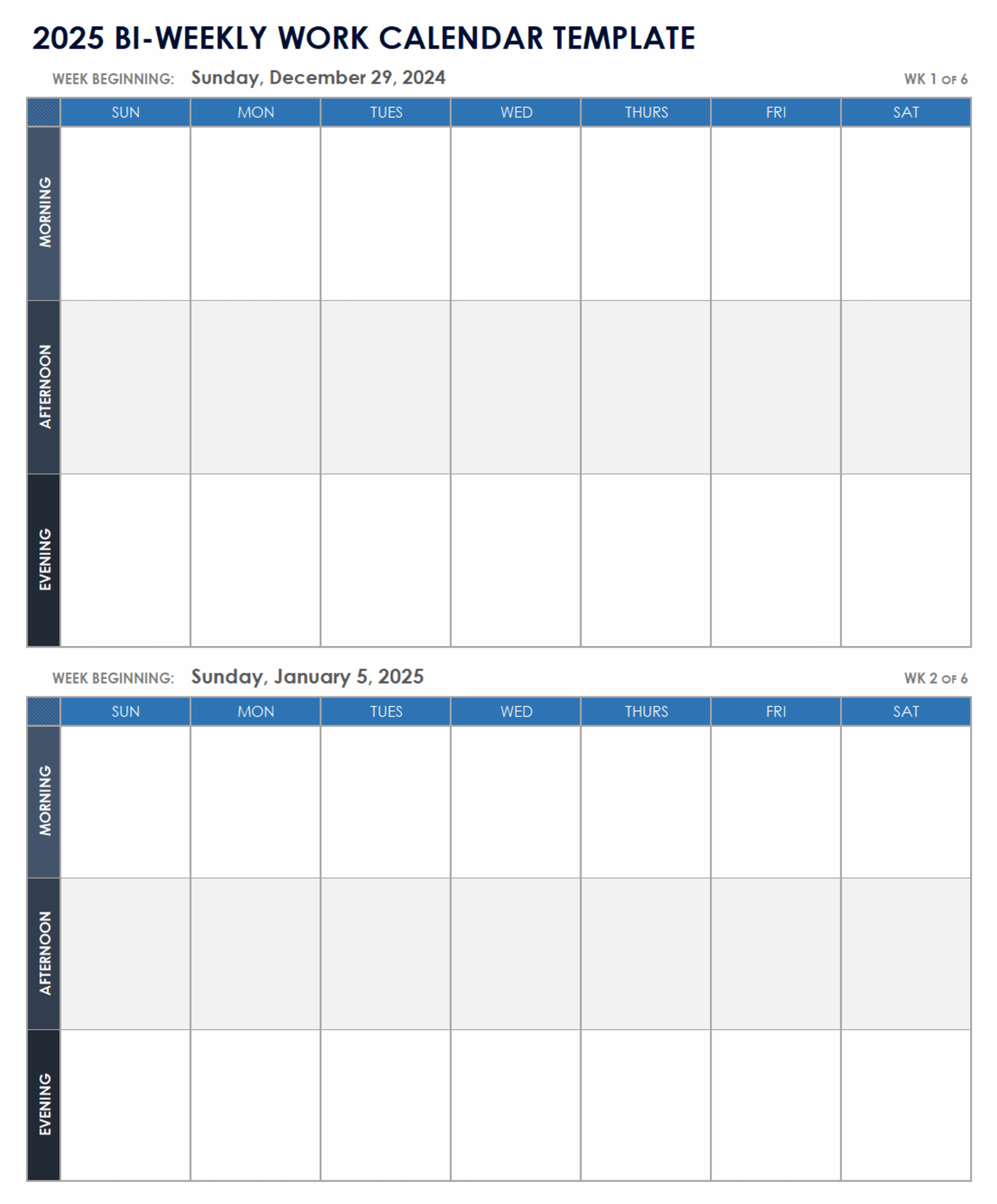Free Printable 2025 Calendar With Date Boxes