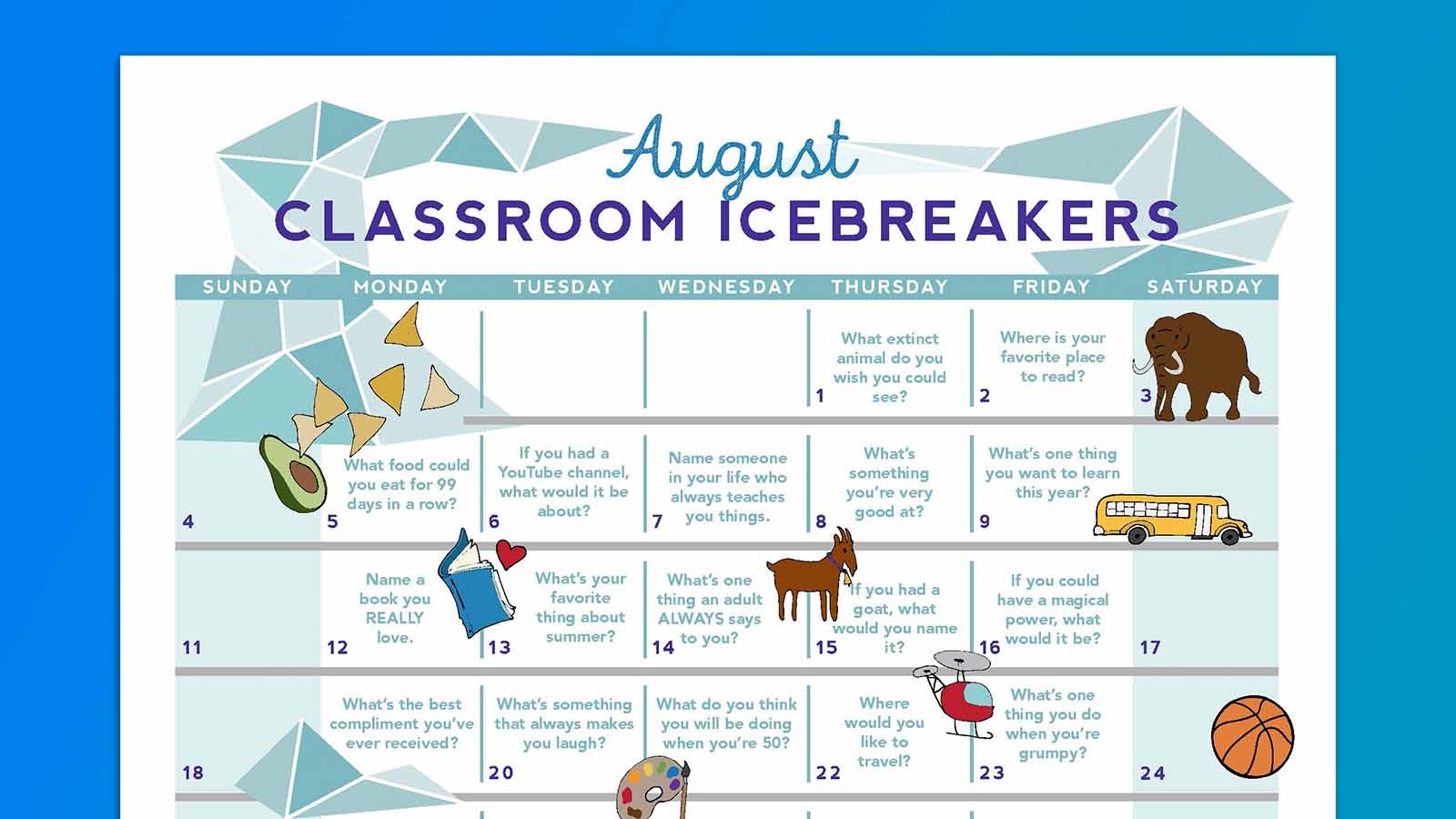 Free Printable 2024 2025 Teacher Calendar