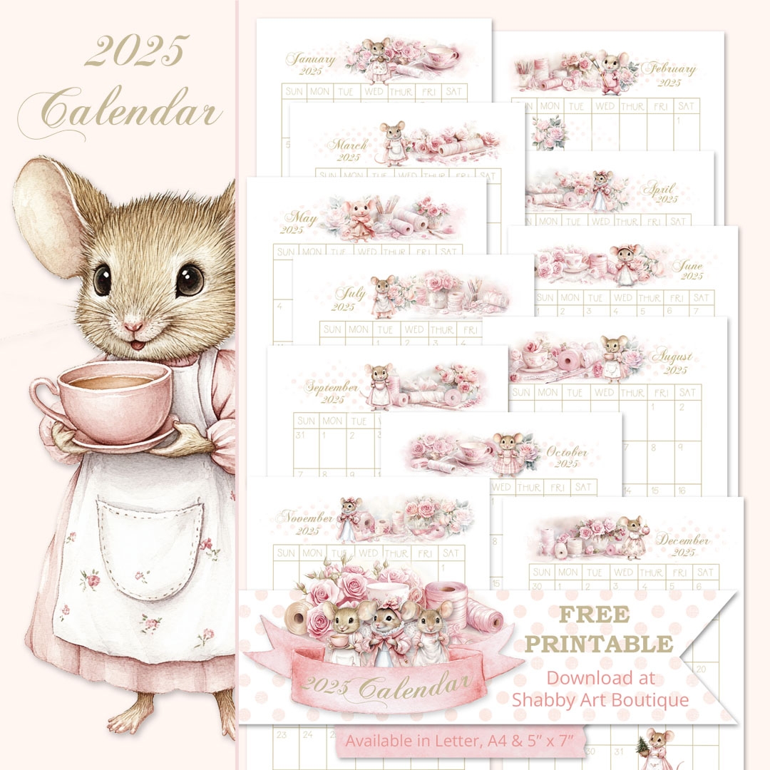Free Printable 2025 Calendar Pretty