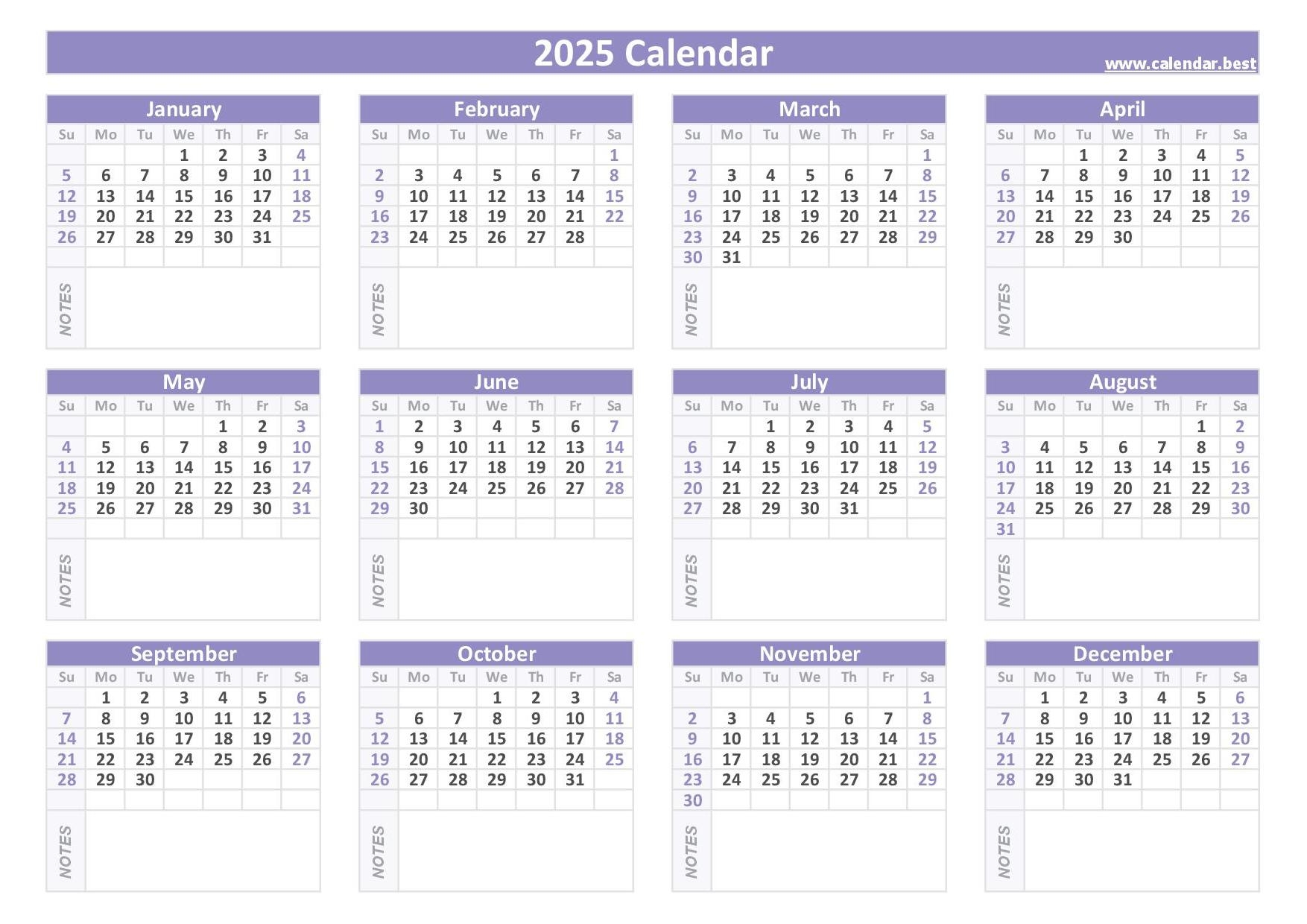 Free Printable Calendars 2025 U0026 2026 Plan Ahead U0026 Stay Organized Calendar best
