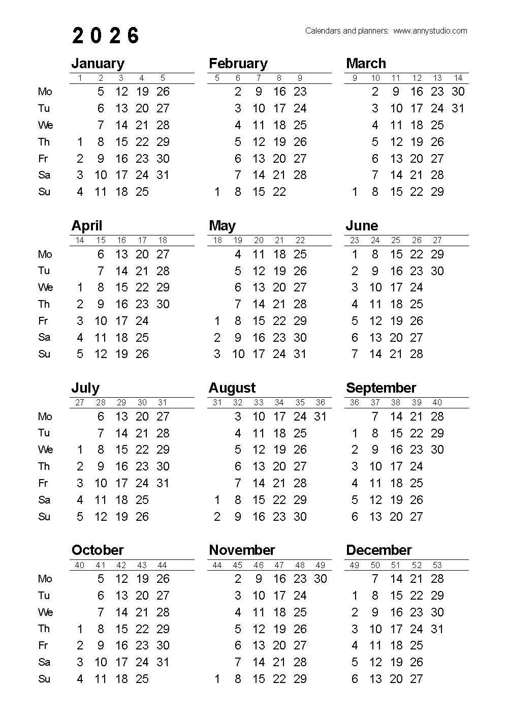 Free Printable Calendar 2025 Nz