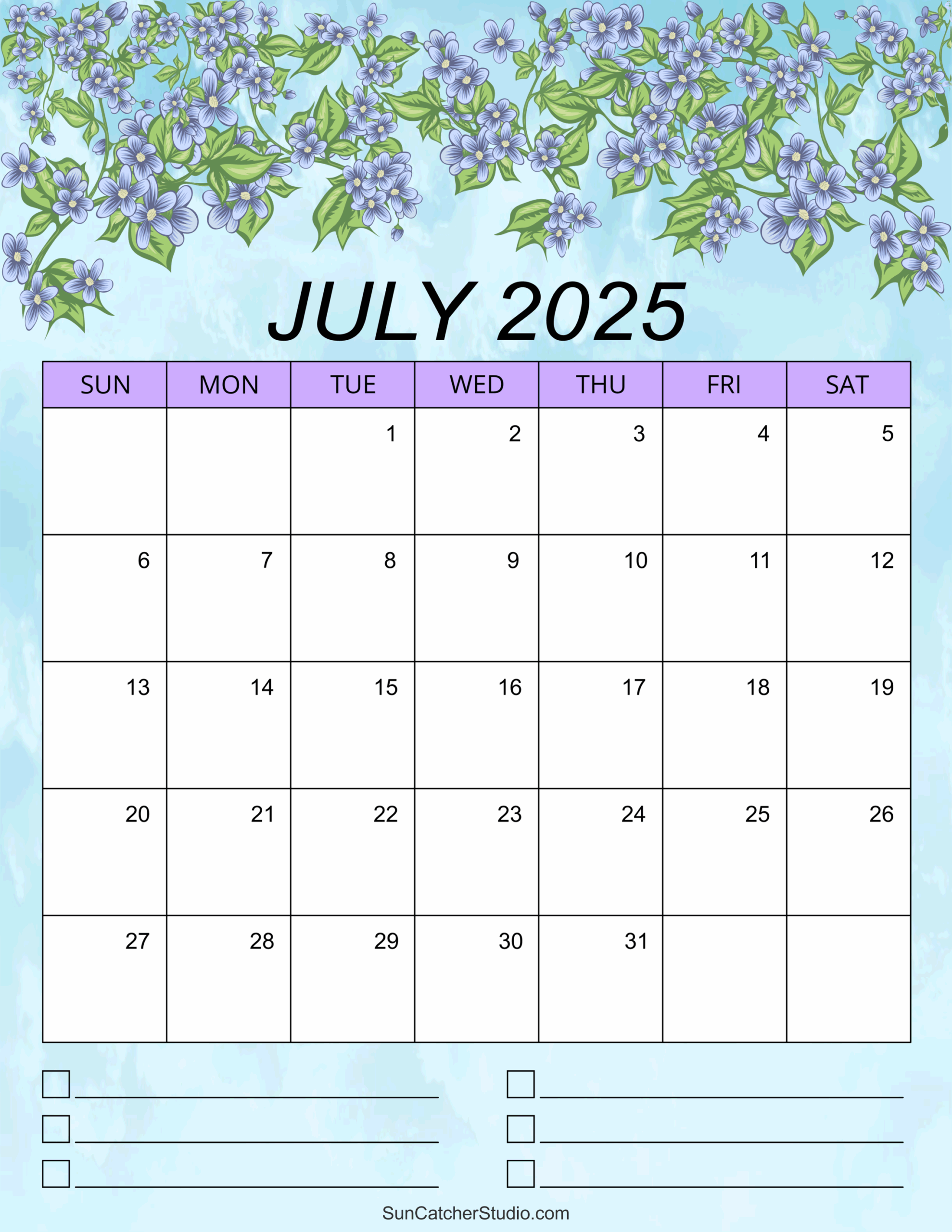 July 2025 Calendar Free Printable Free Printables Monograms 