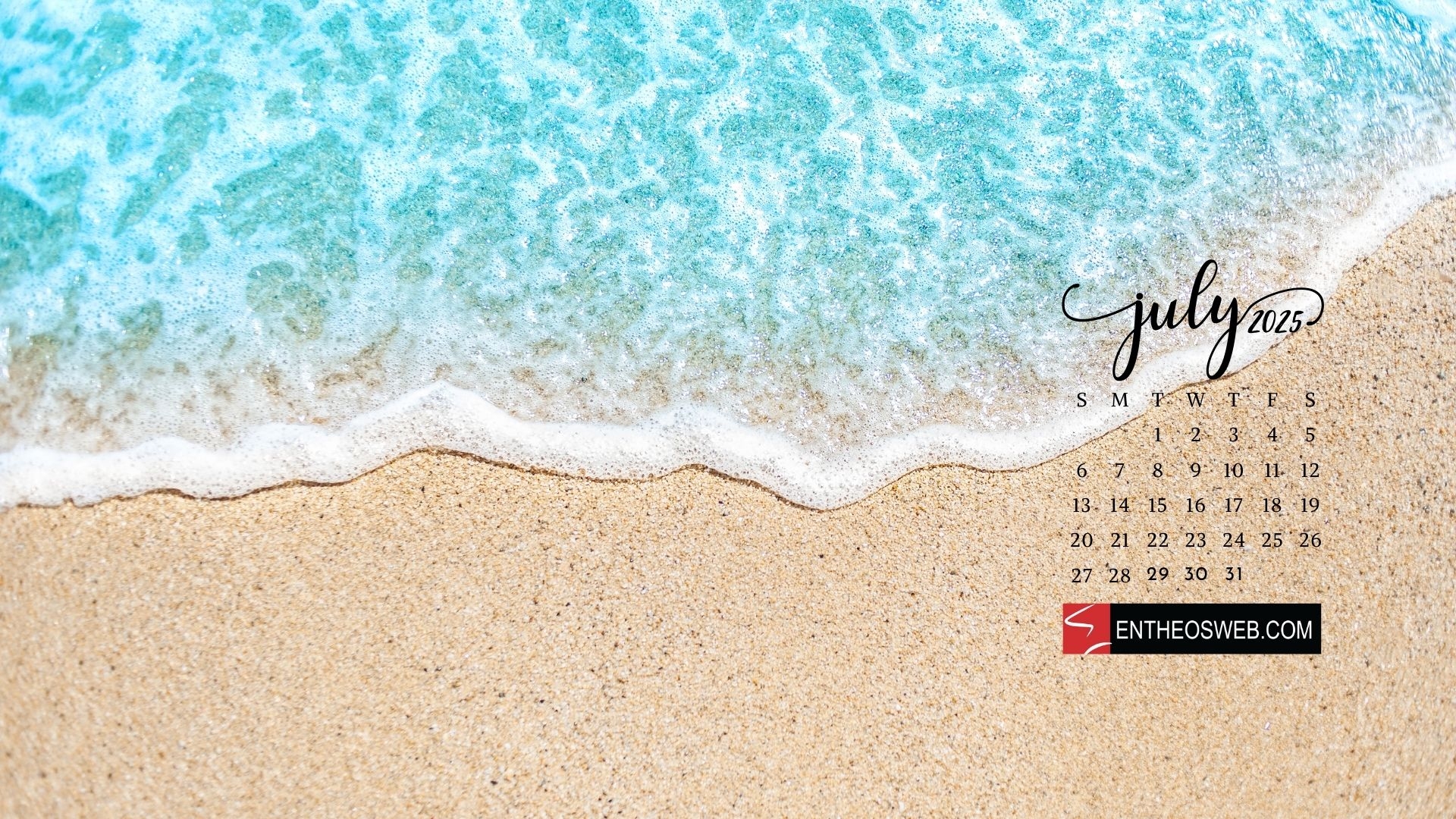 July Calendar 2025 Background