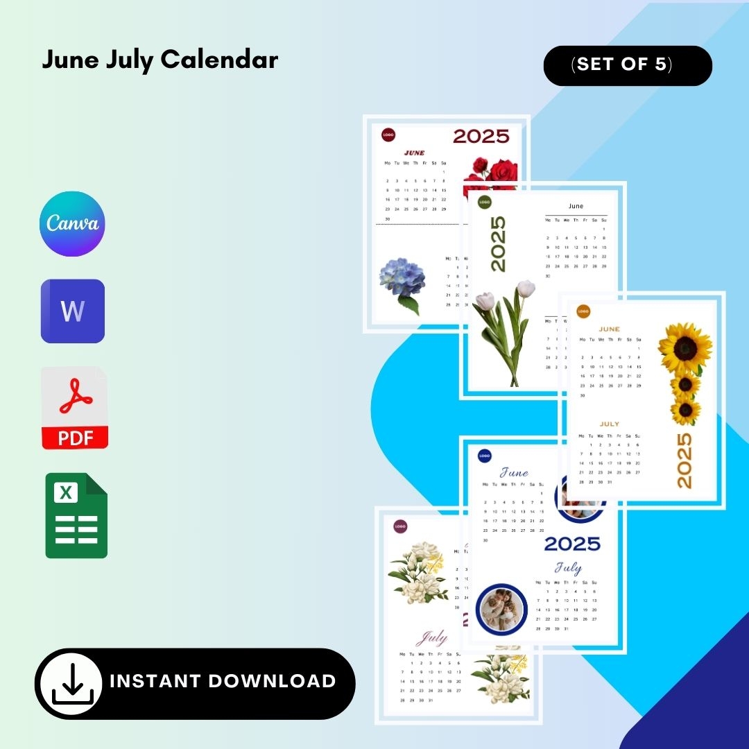 Fillable July 2025 Calendar