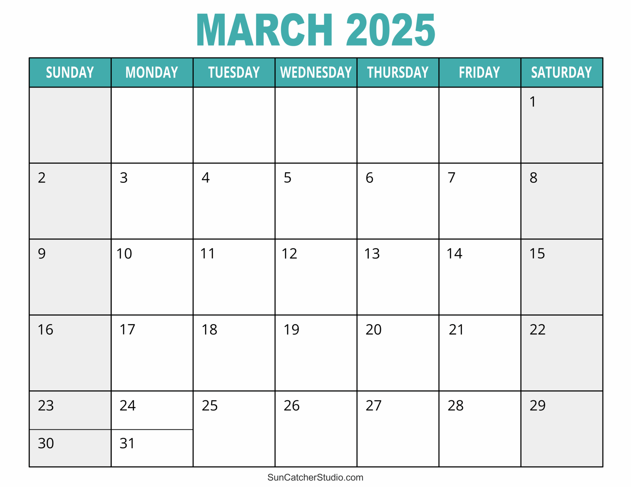 March 2025 Calendar Free Printable Free Printables Monograms Design Tools Patterns U0026 DIY Projects