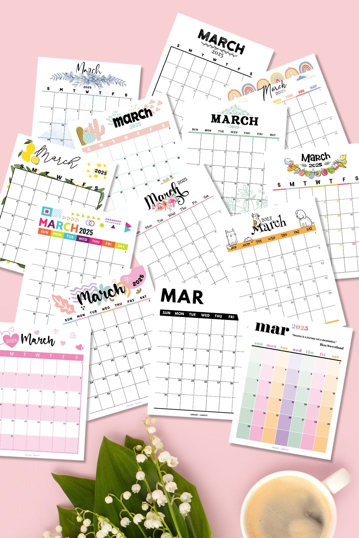 Free Printable Calendar 2025 Cute Vertical