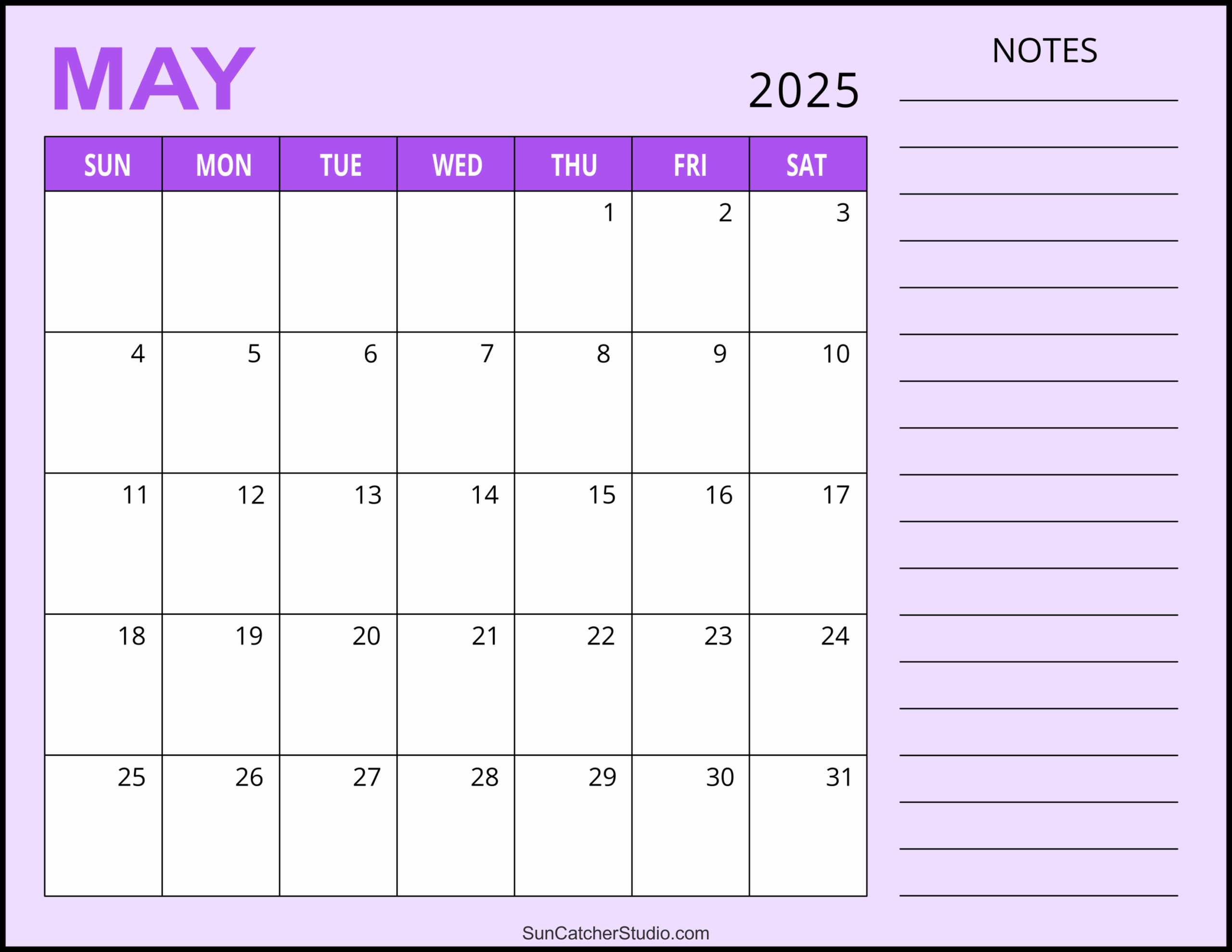 May 2025 Calendar Free Printable Free Printables Monograms Design Tools Patterns U0026 DIY Projects