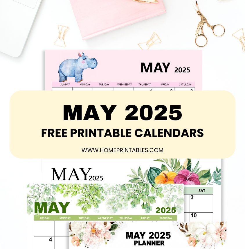 May 2025 Calendar Free Printables 35 Best Templates 