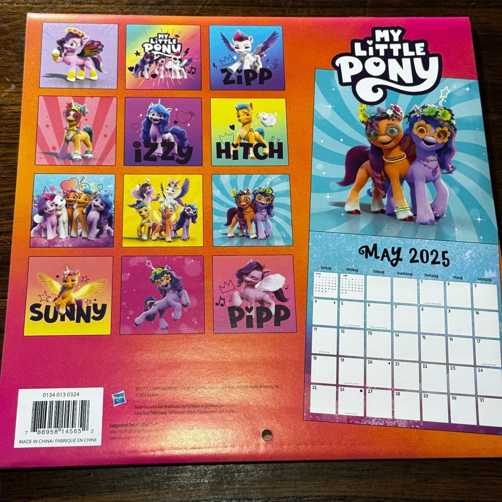 My Little Pony 2025 Wall Calendar Girls Bedroom Daycare School Posters Etsy
