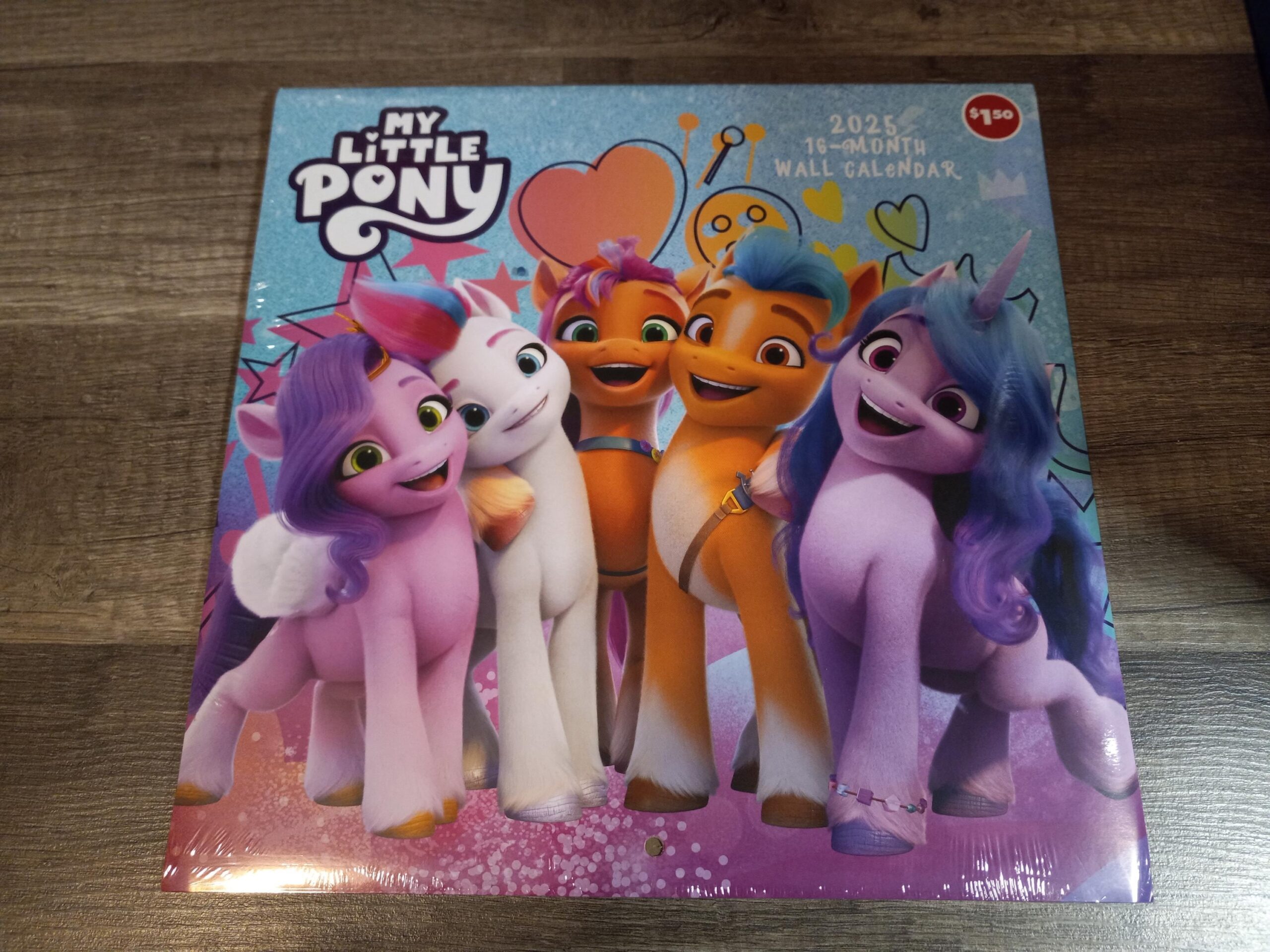 Free Printable Calendar 2025 My Little Pony