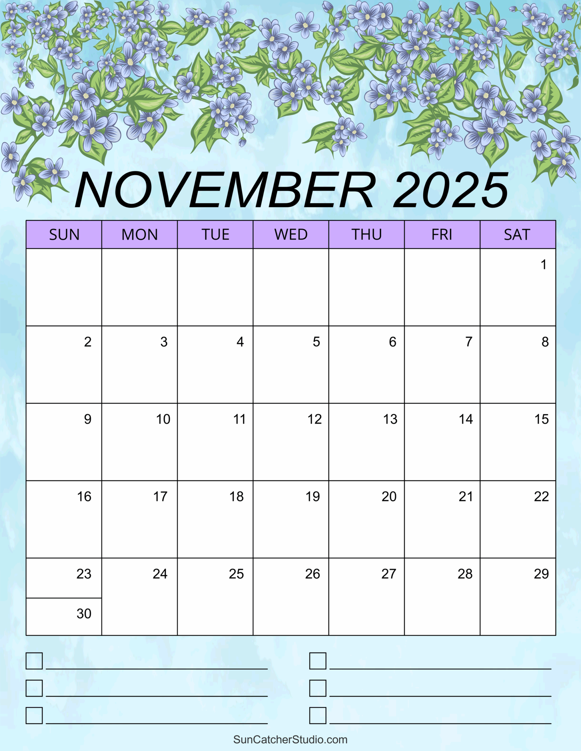 November 2025 Calendar Free Printable Free Printables 