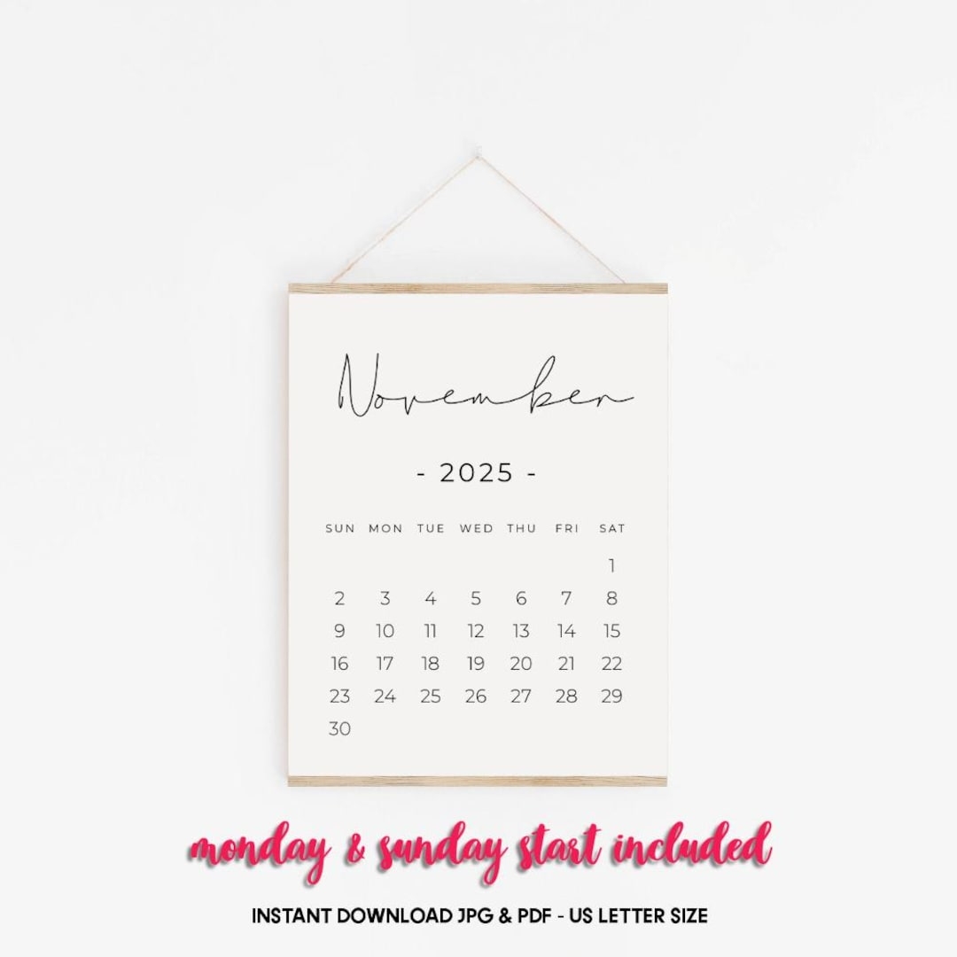 Free Printable Pregnancycalendar November 2025