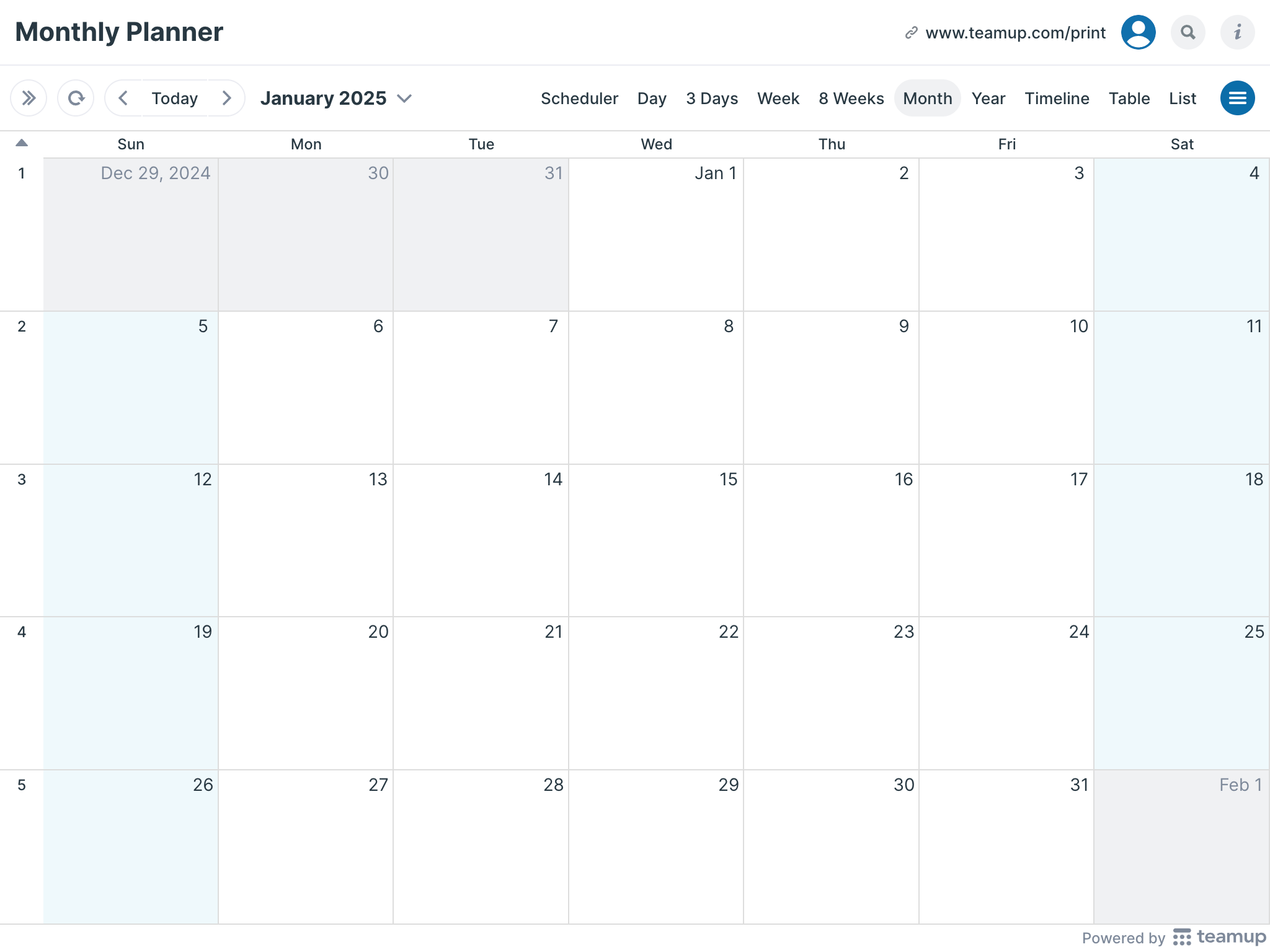Free Printable 2025 Monthly Calendar Open Office