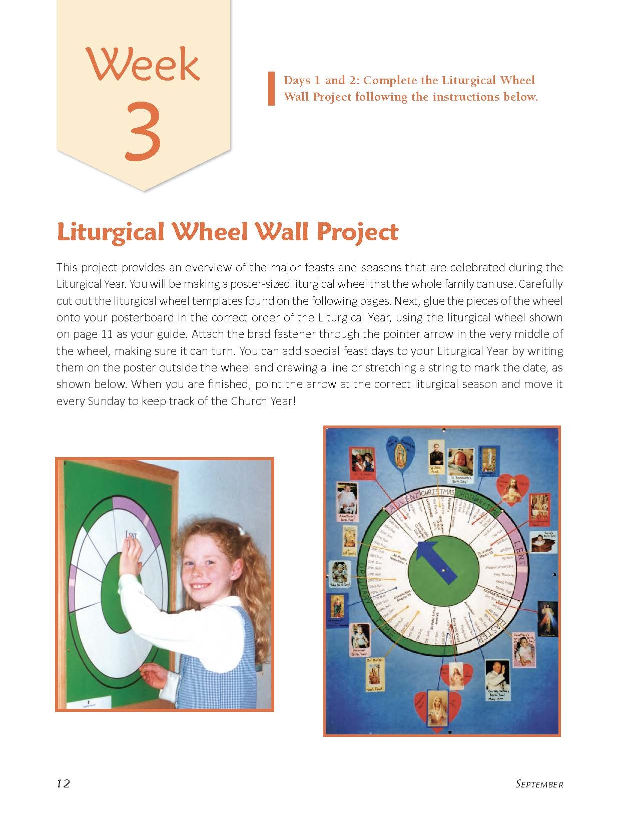 Free Printable 2025 Liturgical Calendar Wheel
