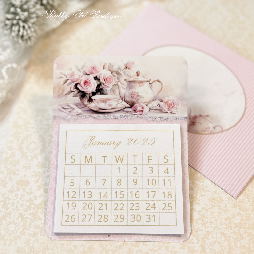 Simply Christmas Free Printable 2025 Mini Calendars Shabby Art 