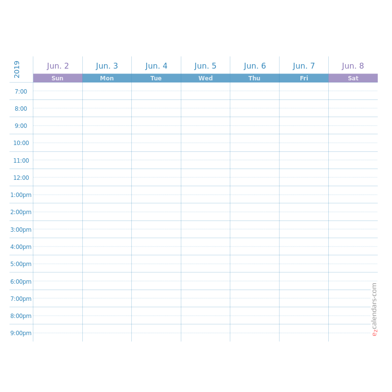 Two Weeks Appointment Schedule Template Weekly Planner For 2025 