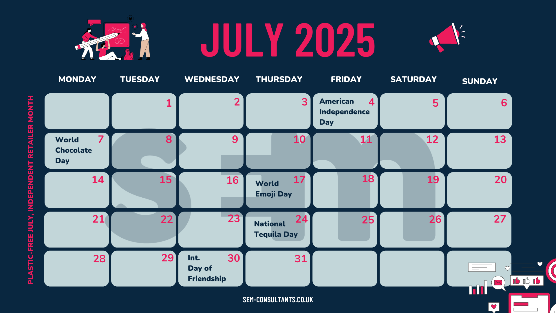 Your 2025 Digital Marketing Calendar SEM Consultants Ltd