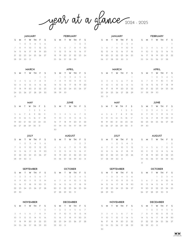 Free Printable 2025 Schoo Calendar