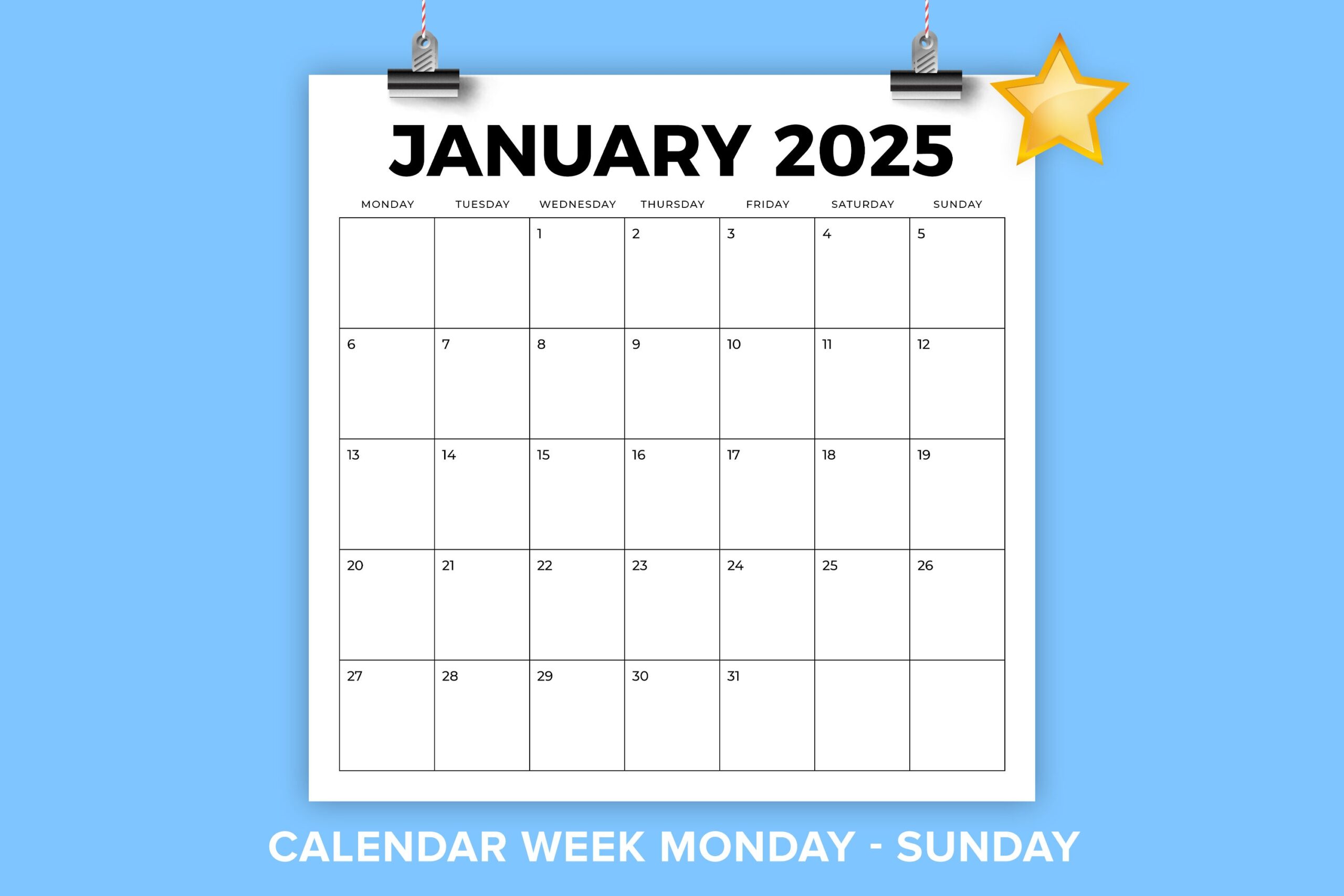Free Printable Calendar 2025 Trinidad