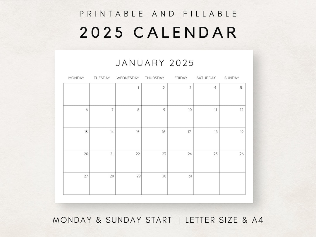 Free Printable 2025 Calendar Australia Monthly